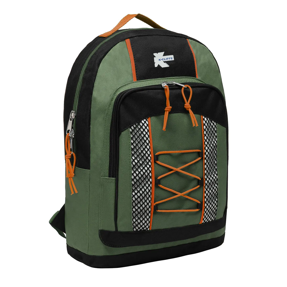 - 30 PACKS | $7.99 PER PACK ||   15" Lightweight Backpack with Bungee System Water Resistant