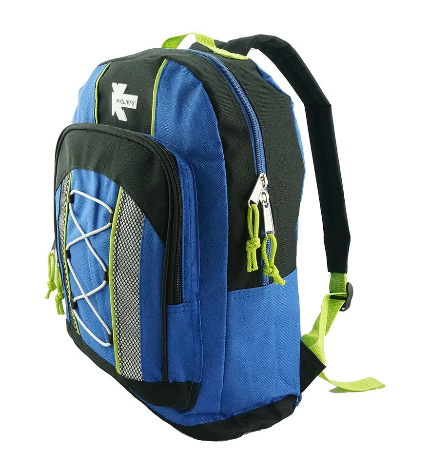 - 30 PACKS | $7.99 PER PACK ||   15" Lightweight Backpack with Bungee System Water Resistant