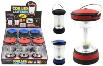 08-2558 COB LED Lantern Flashlight (1 Lantern) in Assorted Colors