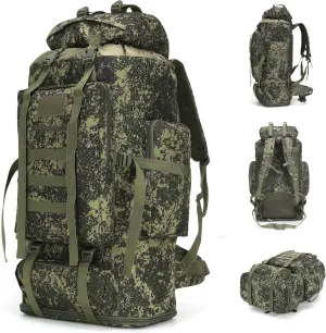 100L Camping Hiking Military Tactical Backpack Outdoor Climbing Sport Bags for Camping,Backpacking