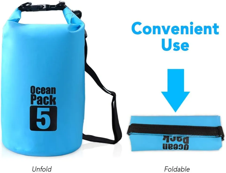 10L / 15L / 20L / 30L Waterproof Dry Backpack Water Bag Roll Sack for Kayaking Rafting Boating River King
