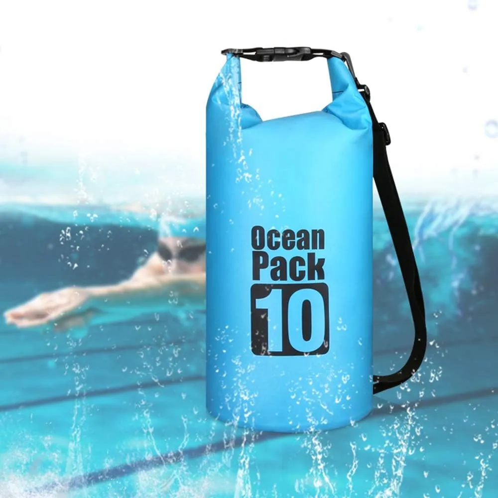 10L / 15L / 20L / 30L Waterproof Dry Backpack Water Bag Roll Sack for Kayaking Rafting Boating River King