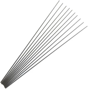 10pcs 32cm Solid Carbon Rod Tip Blank no Paint Rod Building Components Fishing Pole Repair DIY Accessory