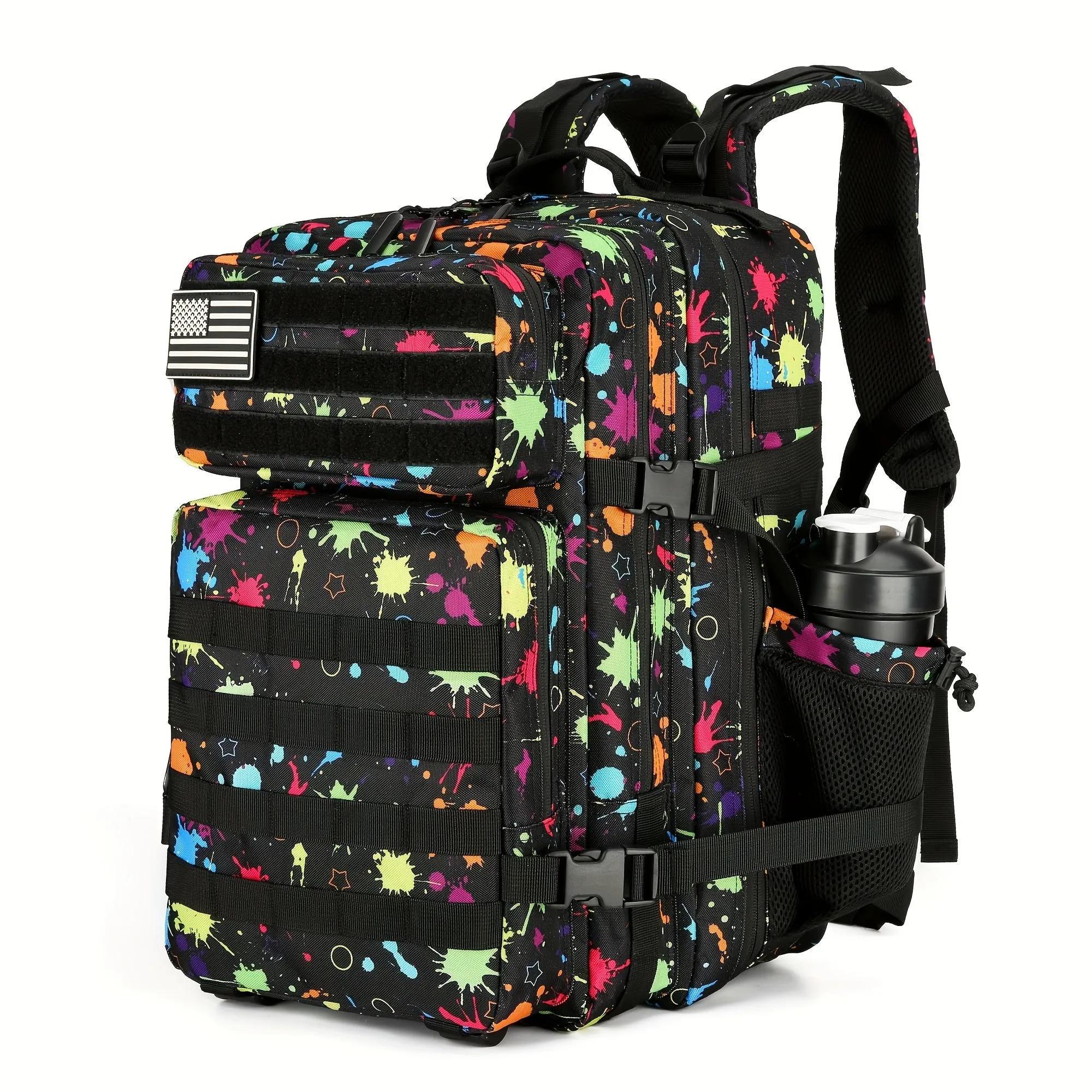 11.89-Gallon Camo Tactical Assault Backpack | Waterproof