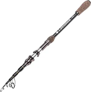 1.8m / 2.1m / 2.4m / 2.7m Telescopic Carbon Fishing Rod Ultralight Travel Sea Fishing Rod with Cork Handle