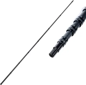 1.9 to 9.8ft Carbon Fiber Extension Pole. Multi-Purpose Pole with Universal Twist-on Metal Tip 、Paint Roller Extension Pole、Best Telescoping Pole for Cobweb Duster, Dusting and Window Cleaning