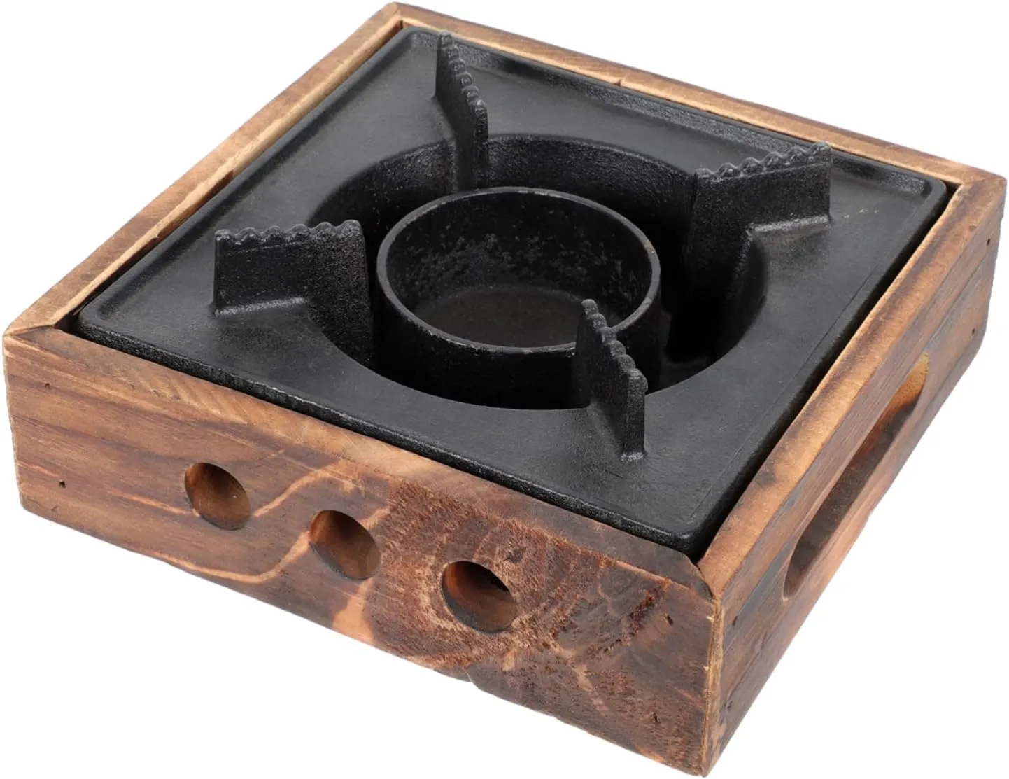 1Pc Cast Alcohol Stove Versatile Bbq Hot Pot Stove Durable Cooking Supply for Outdoor Use for Grilling Soup Preparation