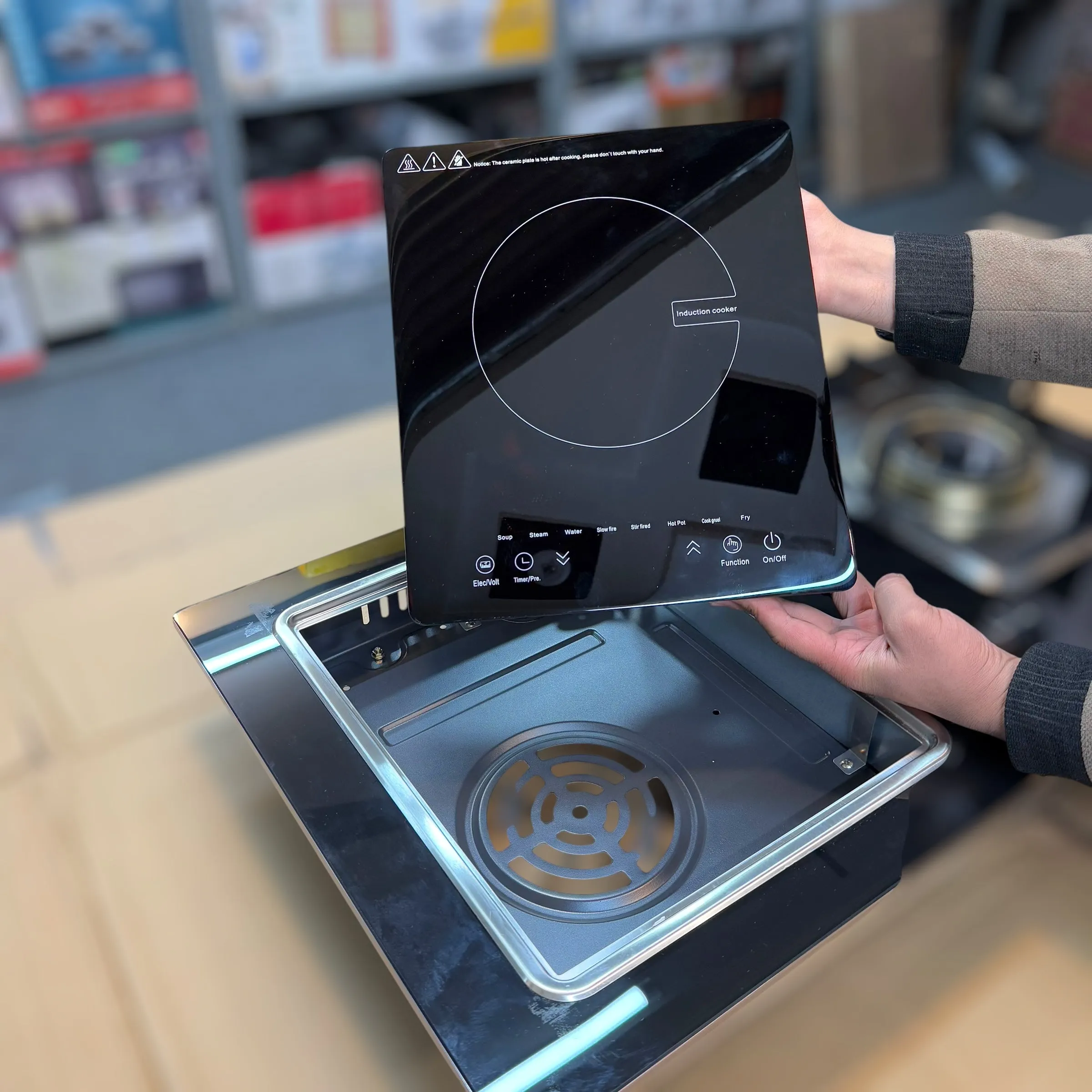 2-in-1 Gass & Induction Cooker - Lot Imported
