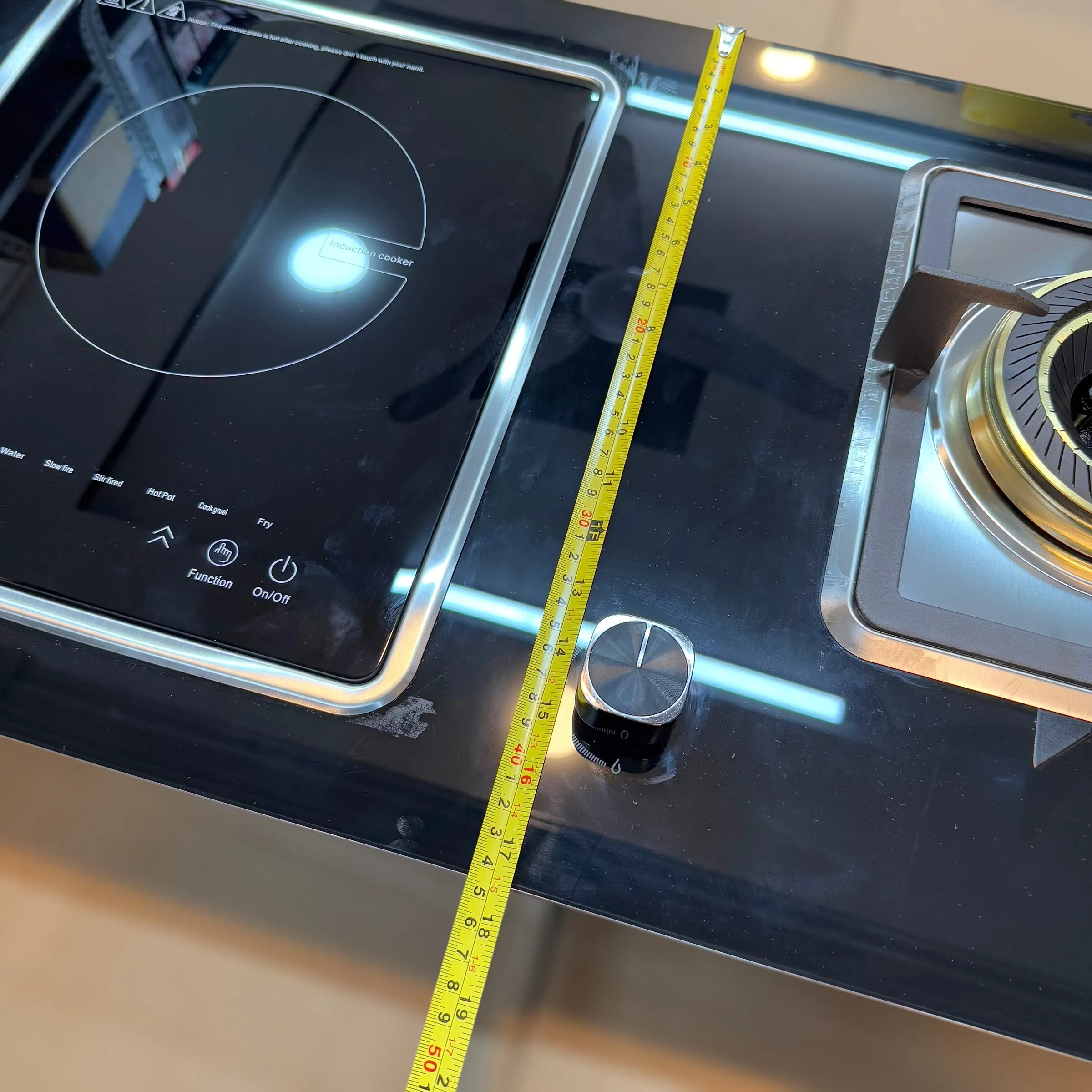 2-in-1 Gass & Induction Cooker - Lot Imported