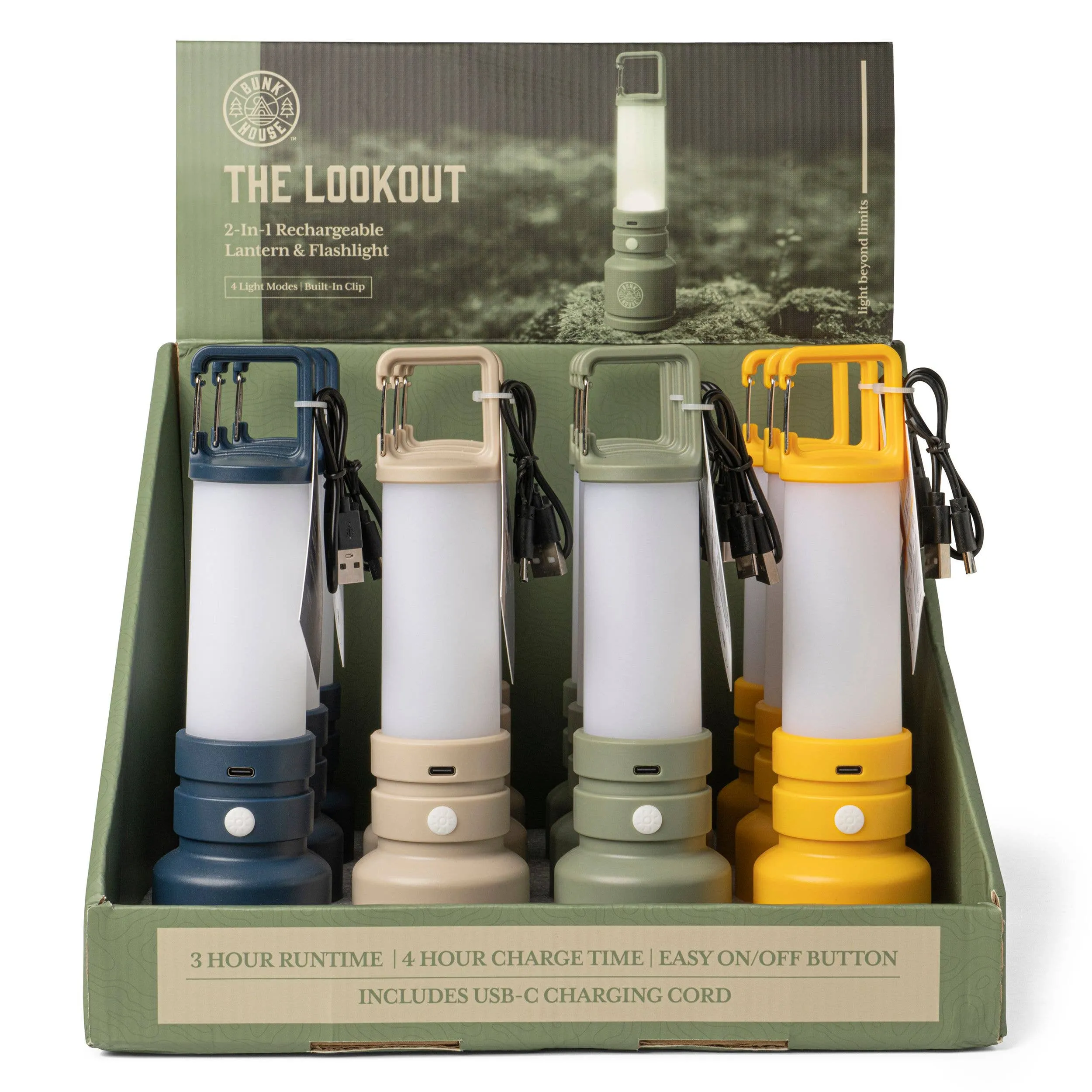 2-In-1 Rechargeable Lantern & Flashlight