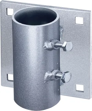 2 Pcs Heavy-Duty Stationary Side Leg Pipe for Boat Dock Welding, and Galvanized Finish - Ideal Dock Edge Hardware for Floating Dock Accessories with Adjustable Mounting Screws