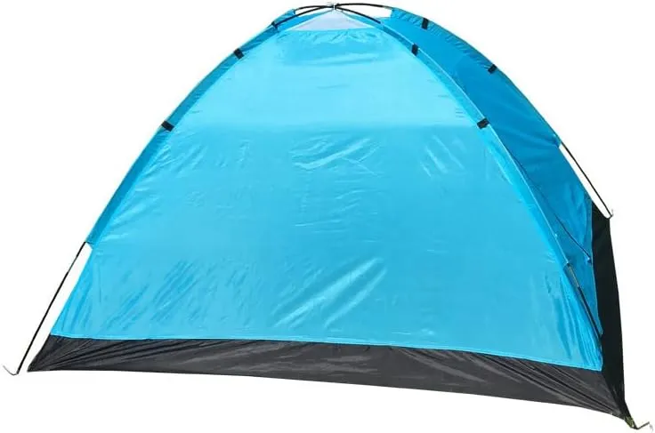 2-Person Camping Tent, Waterproof, Easy to Assemble, with Mesh Windows for Insect Prevention