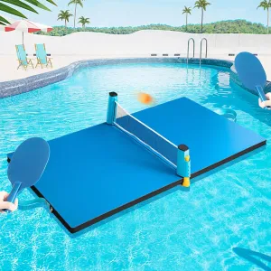 2025 Upgrade Heavy Duty Pool Table Tennis Floating Set Foldable Portable High Elasticity Table Tennis Floating Double Layer for Pool Game