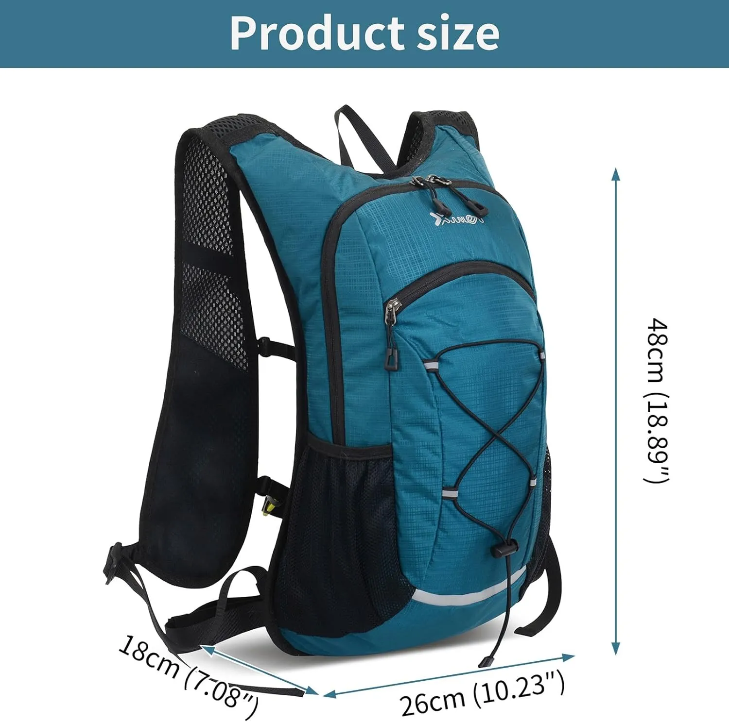 20L Ultra-Lightweight Hiking Backpack for Camping Gear Essentials | Water-Resistant Daypack Outdoor Adventures-BLUE