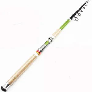 2.1M 2.4M 2.7M 3.0M 3.6M Carbon Rod Wooden Handle Long Shot Sea Pole Lure Fishing Trout Carp Telescopic Fishing Rod