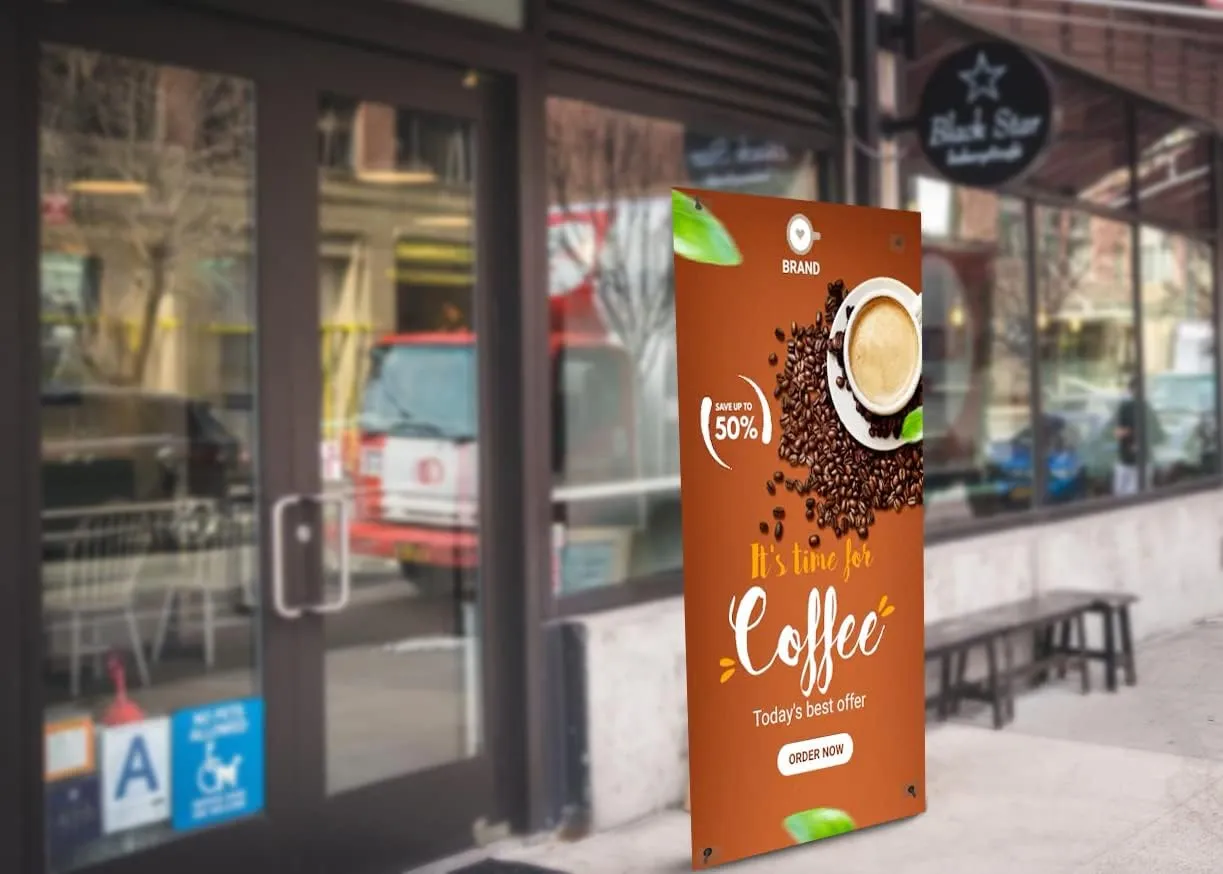 24"*63" X Banner Stand Perfect for Restaurant and Store Display with Portable Travel Bag (24"*63")