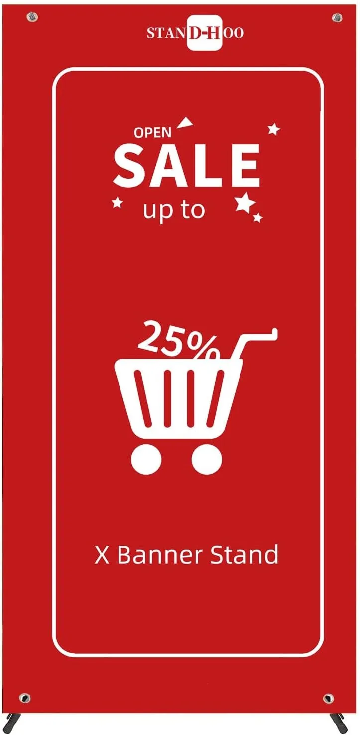 24"*63" X Banner Stand Perfect for Restaurant and Store Display with Portable Travel Bag (24"*63")