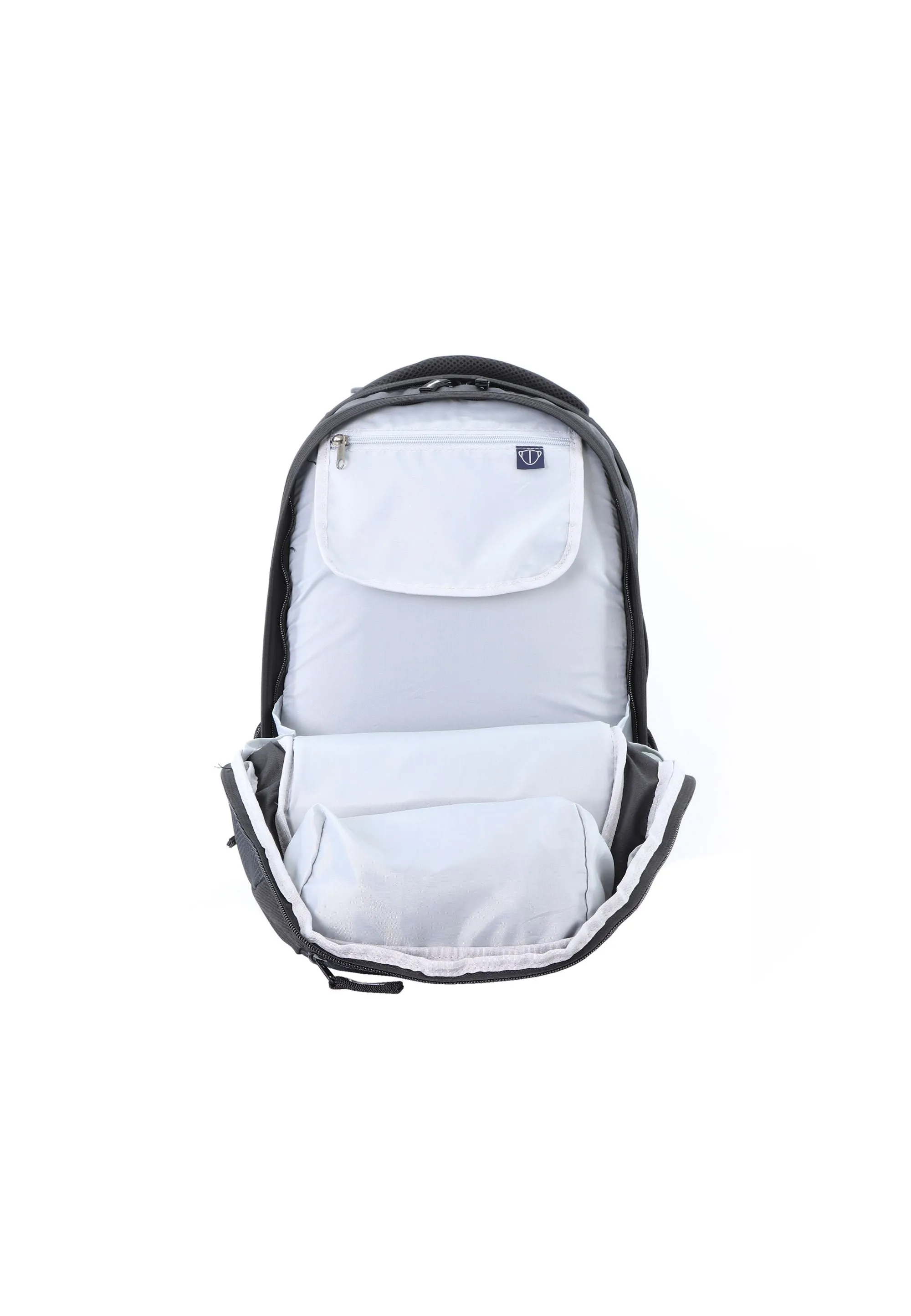 2be  Schoolbag / Laptop Backpack / With Gym Bag and Pencil Case Black/Grey