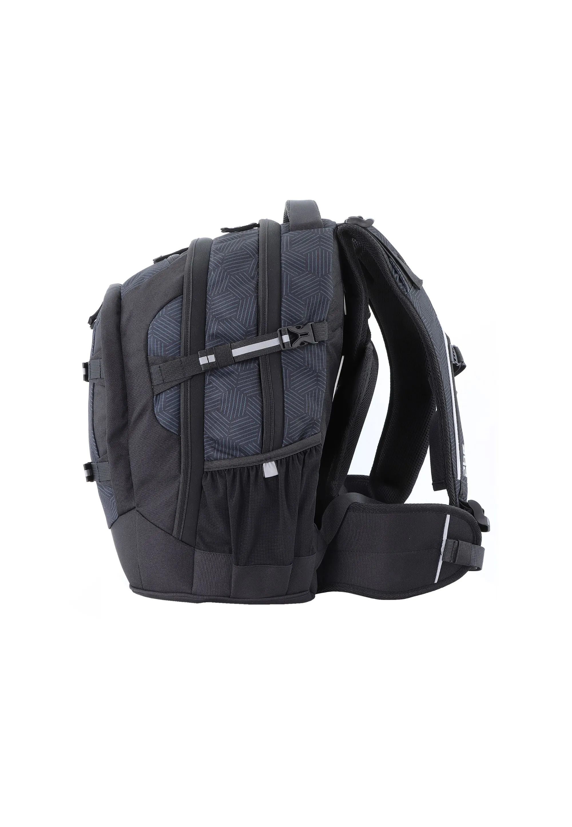 2be  Schoolbag / Laptop Backpack / With Gym Bag and Pencil Case Black/Grey
