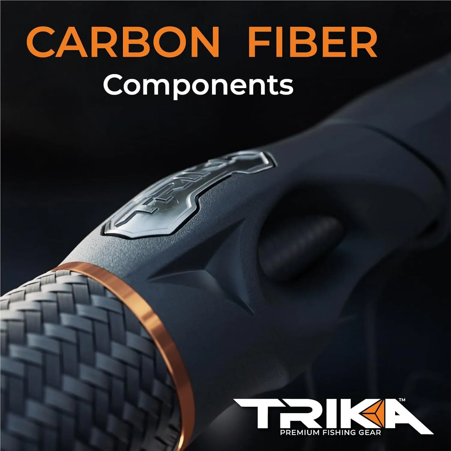 3X Carbon Rod Carbon Weave Rod for Extra Sensitive Vibration | Longer Casting | Lightweight Freshwater Fishing Pole