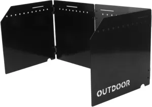 4 Plates Stove Windshield, Folding Camp Stove Windscreen - Portable Outdoor Windshield for Camping Picnic Backpacking Cooking