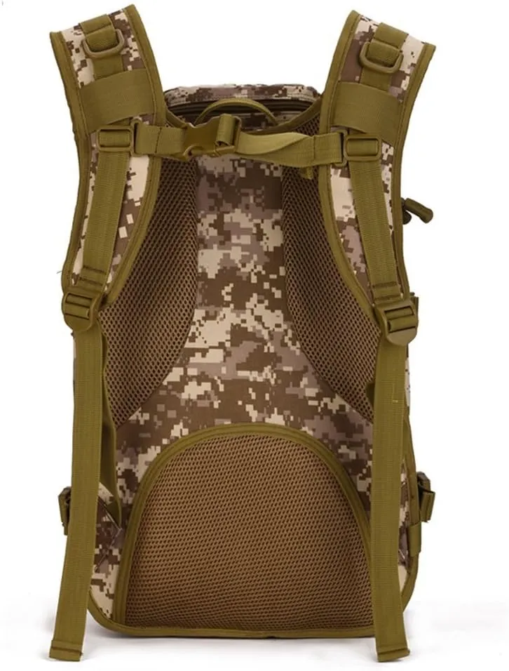 40L Tactical MOLLE Assault Pack Military Gear Rucksack Daypack Shoulder Backpack