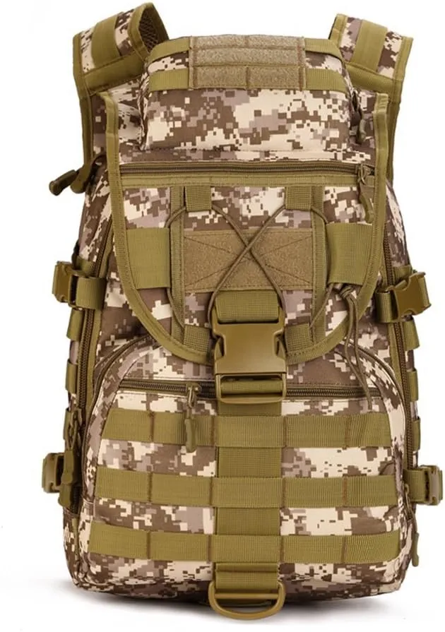 40L Tactical MOLLE Assault Pack Military Gear Rucksack Daypack Shoulder Backpack