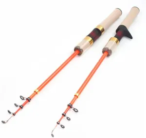 4.9FT Ultra-Light Strong Carbon Fiber Telescopic Fishing Rod Reel Sea Travel Spinning Pole