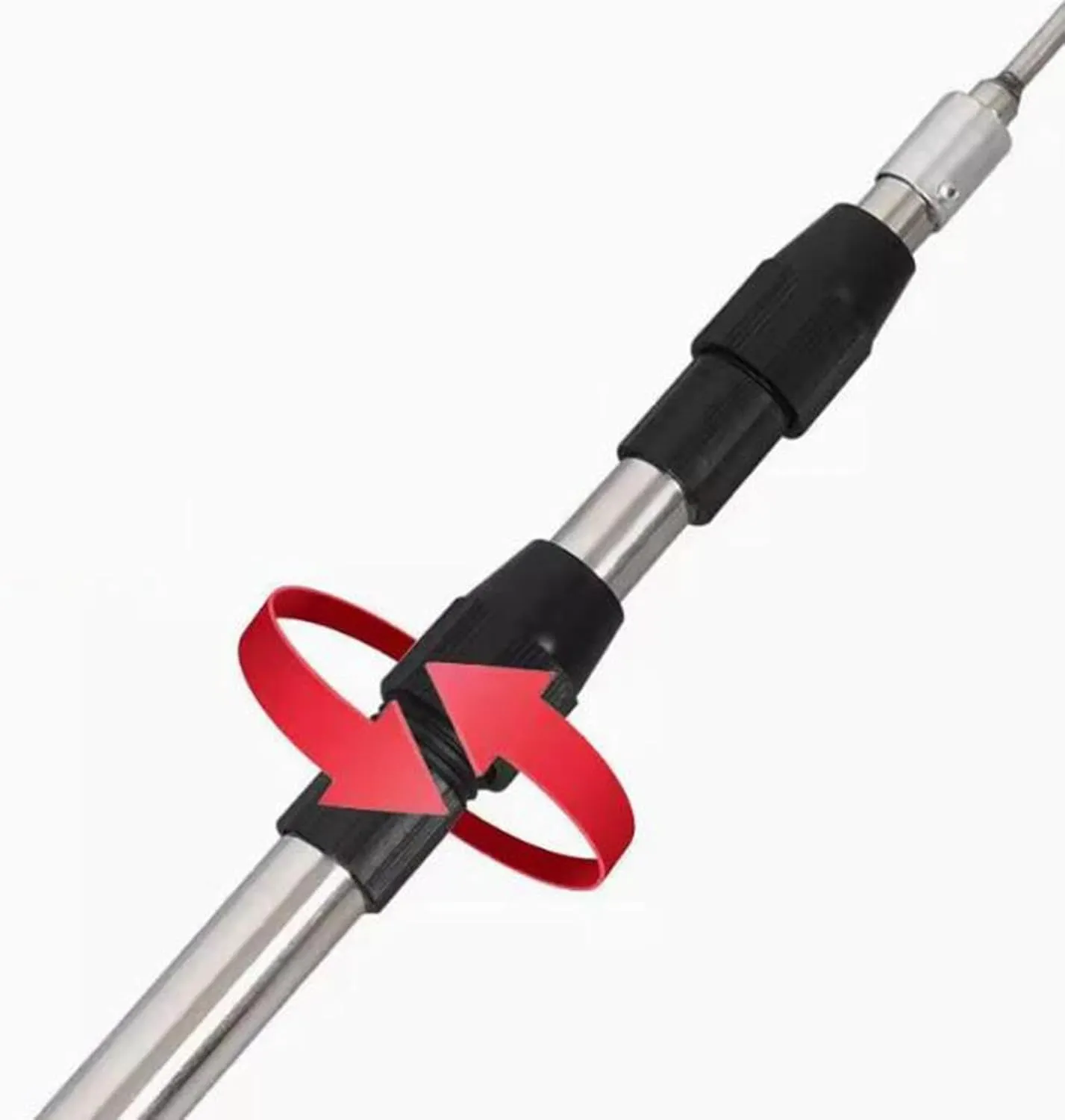 4X Camping Tarp Poles Telescoping Adjustable Support Rods Universal Replacement Canopy Poles for Camping Picnic Tarpaulin