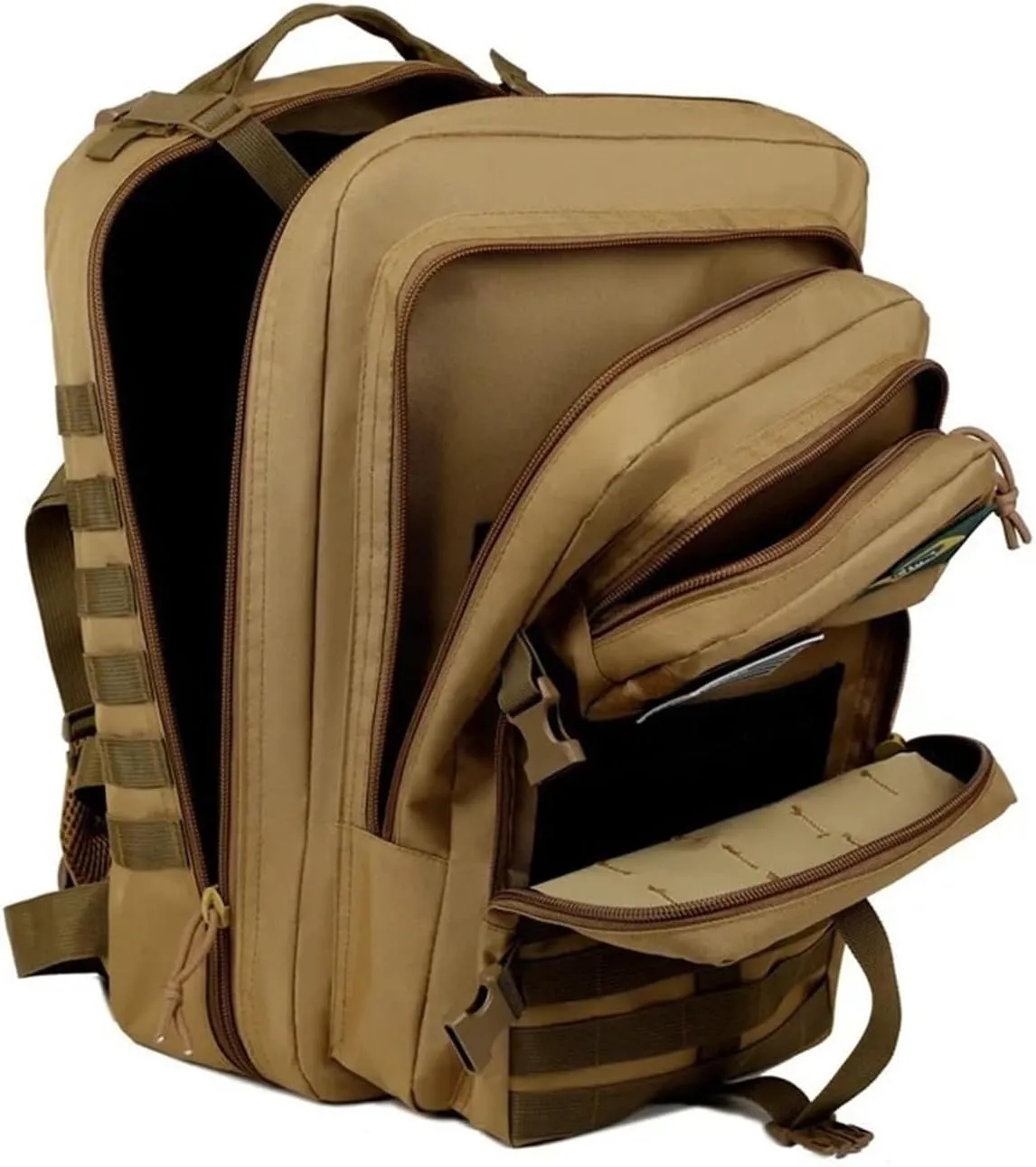 50L capacity outdoor backpack for hiking and mountaineering durable and water-resistant multifunctional backpack(Green 50L)