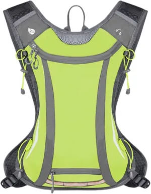 5L Outdoor Hydration Backpack, Off-Road Running, Hiking, Cycling & Climbing Water Bag with Expandable Mesh Pocket and Helmet Holder