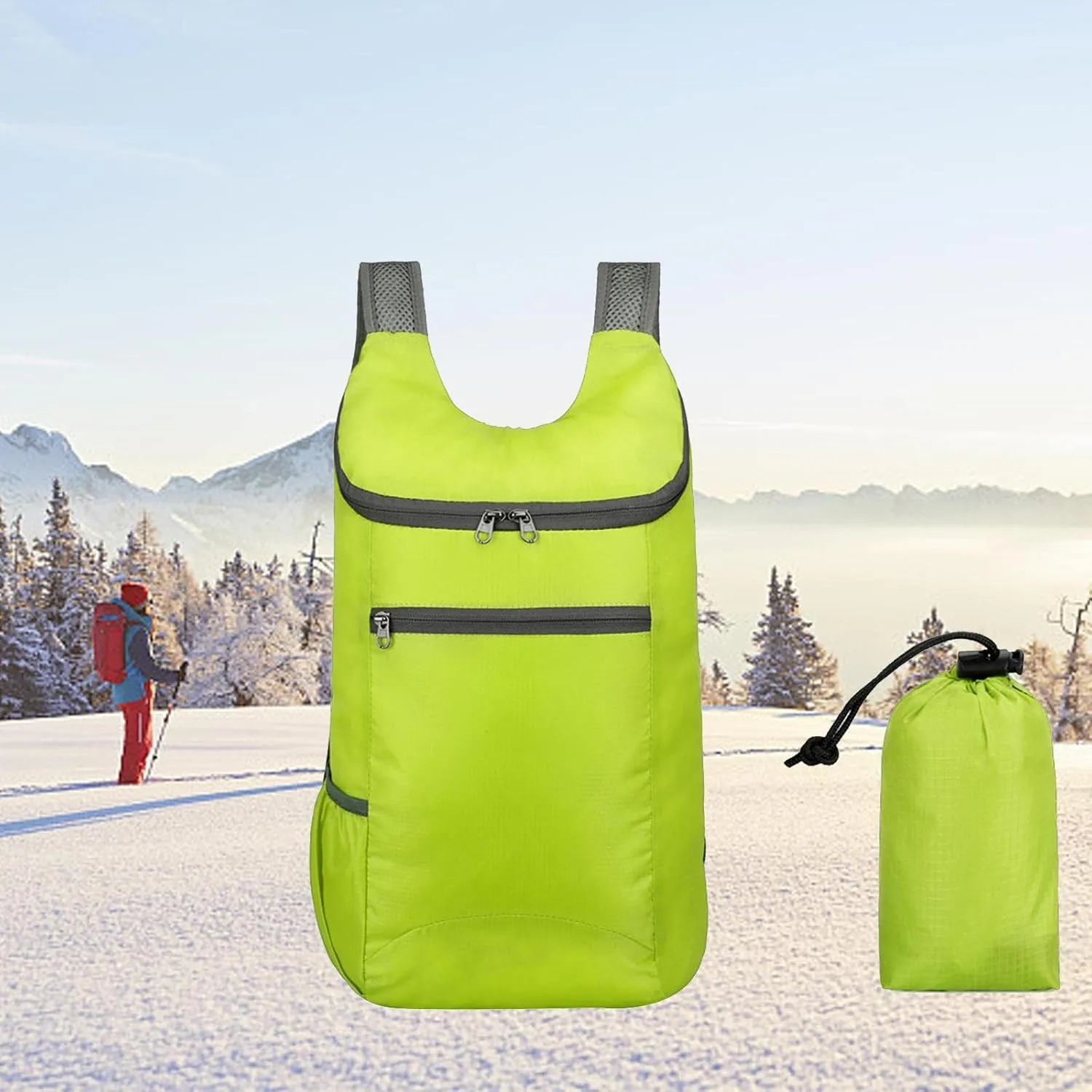 5X Outdoor Backpack for Adventure Seekers - Portable Daypack for Hikers and Campers Green