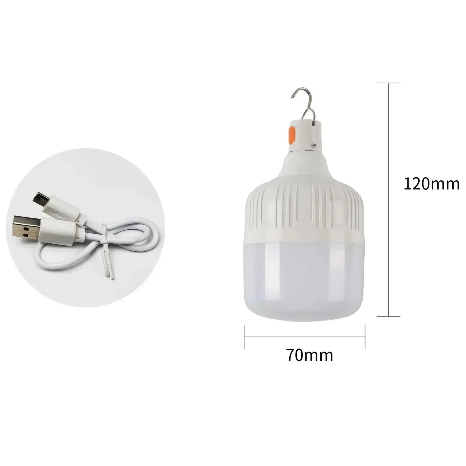 60W Rechargeable LED Lantern: Brighten Your Outdoors
