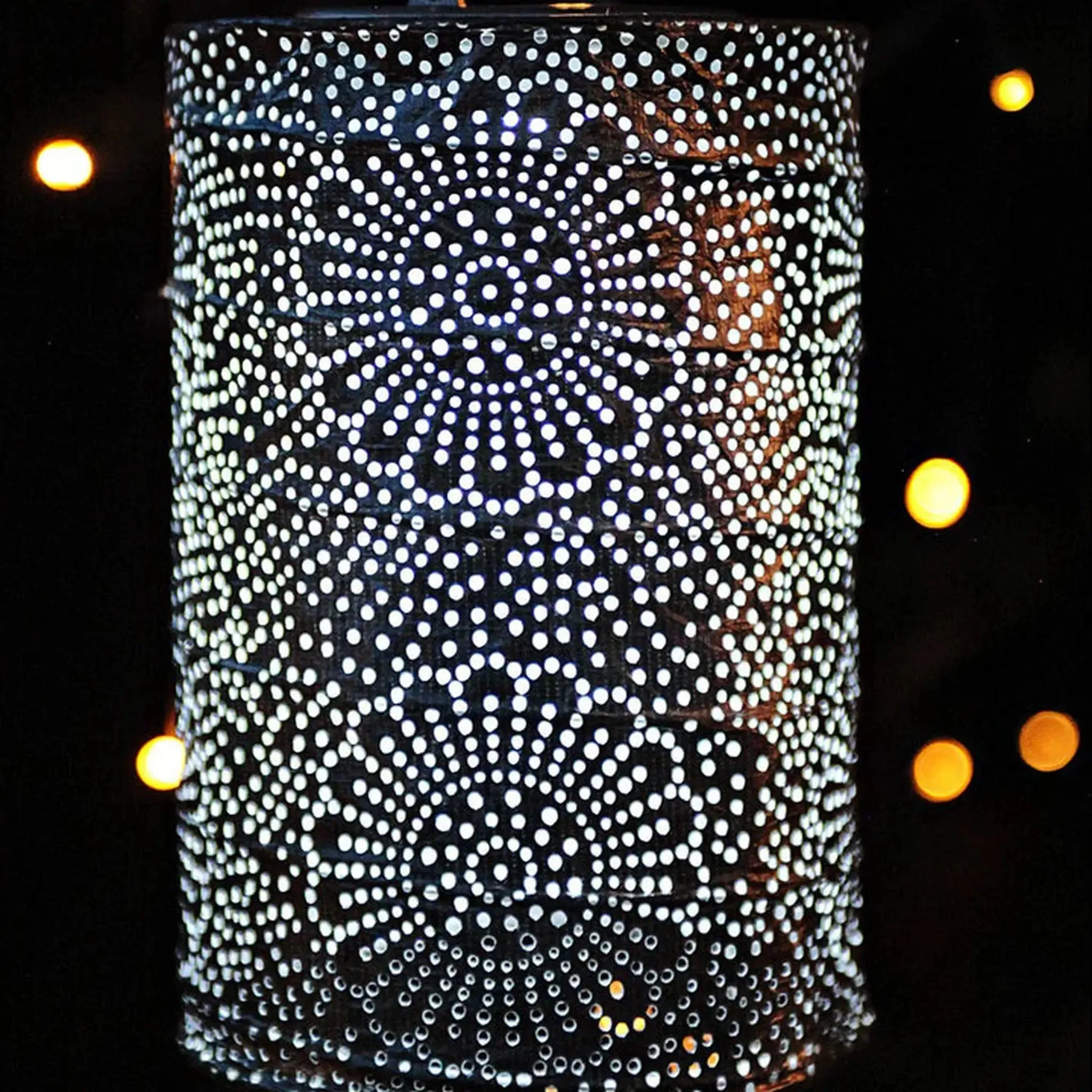 7.5" Cylinder Solar Lantern