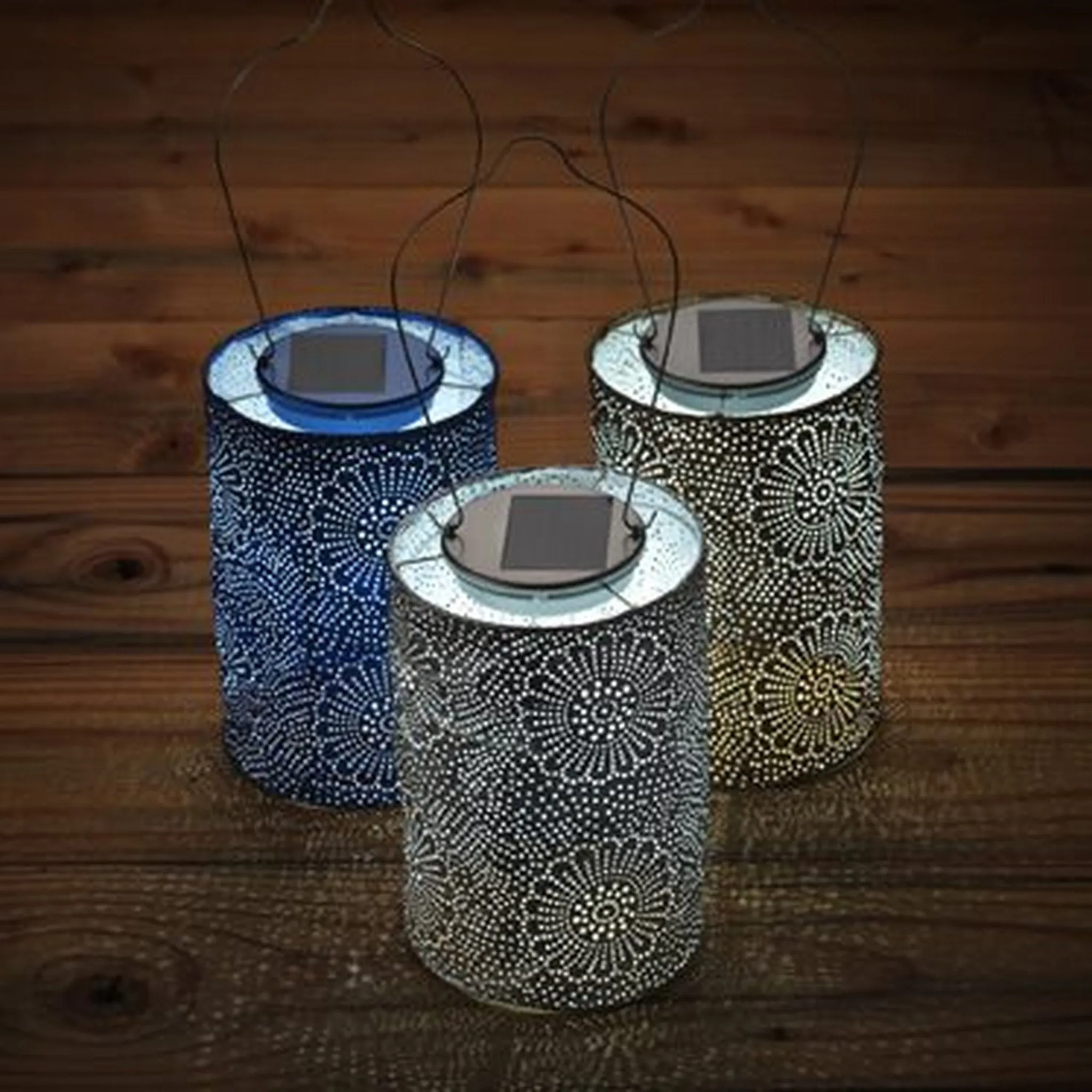 7.5" Cylinder Solar Lantern