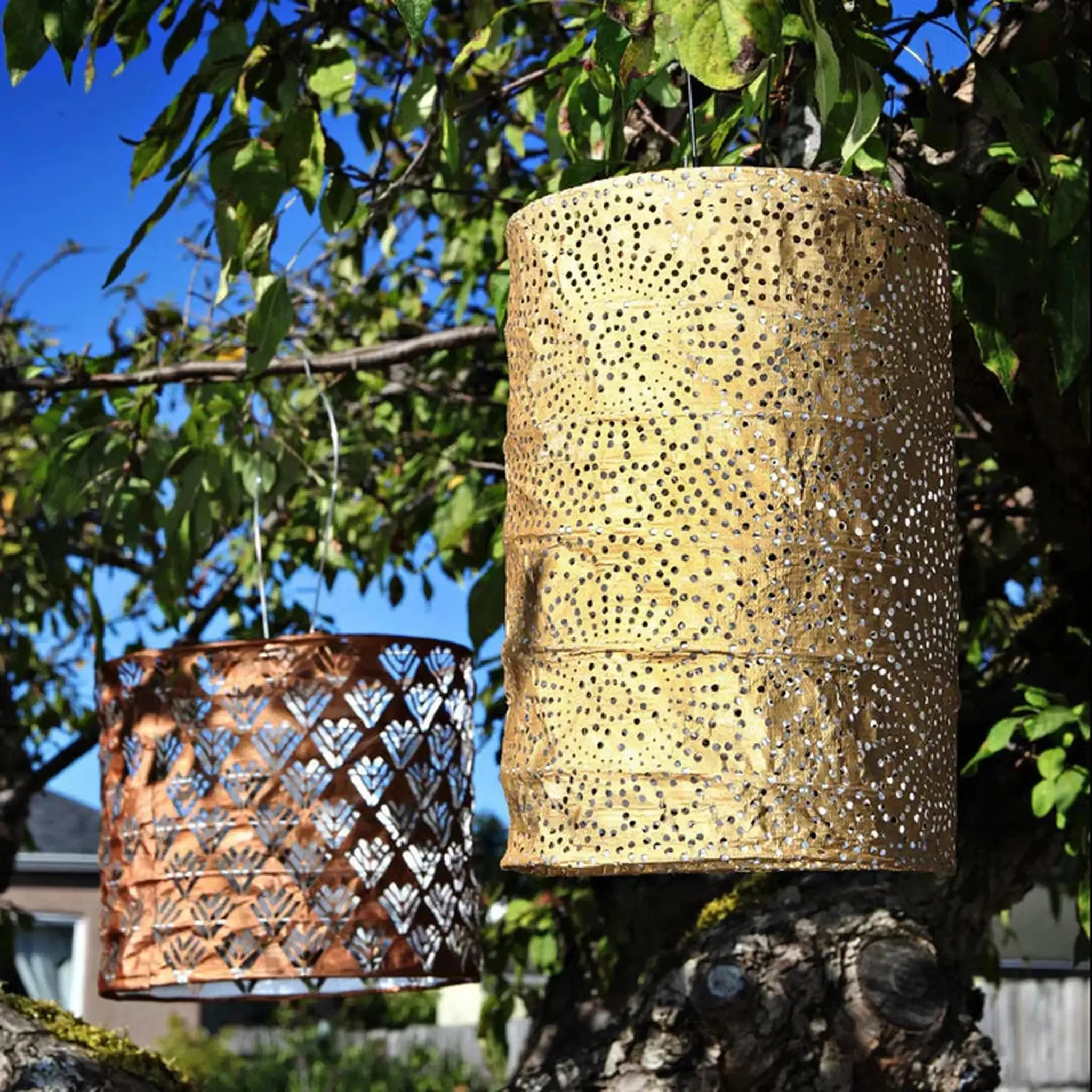 7.5" Cylinder Solar Lantern