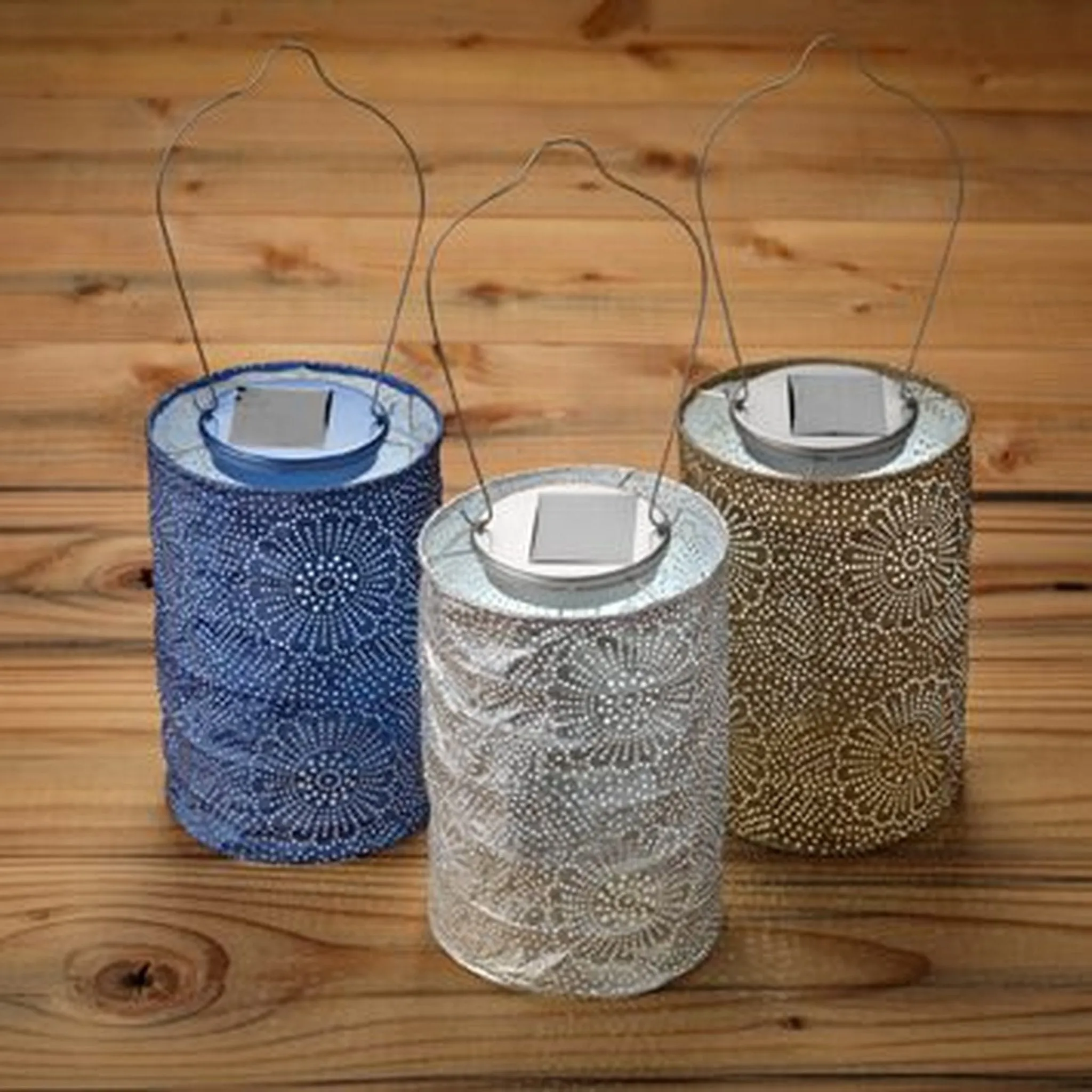 7.5" Cylinder Solar Lantern