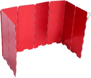 8 Plate Stove Windscreen, Aluminum Stove Windshield Foldable Stove Windshield Outdoor Camping Accessory Cooking Gas Wind Shield