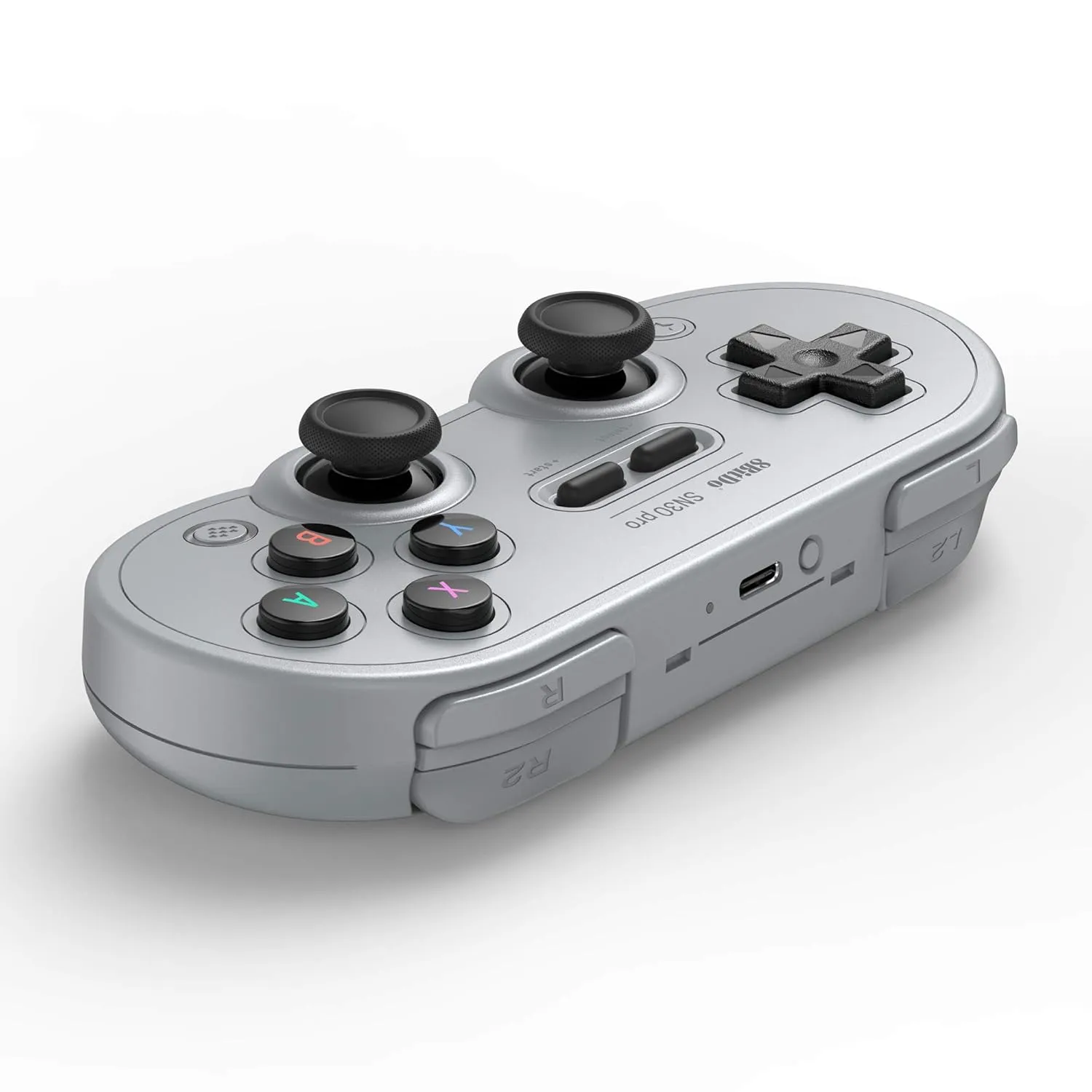 8Bitdo SN30 Pro Wireless Bluetooth Controller with Joysticks, USB-C Cable Gamepad for Mac PC Android Nintendo Switch Windows MacOS Steam
