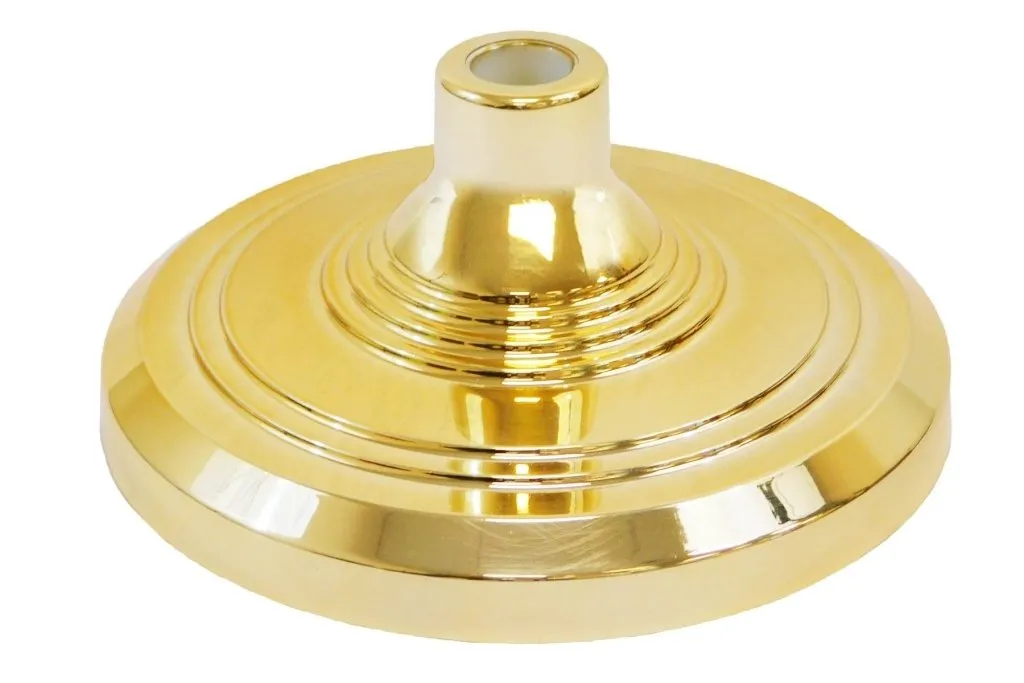 8ft Silver Flag Pole and Gold Base Kit (Eagle Top)