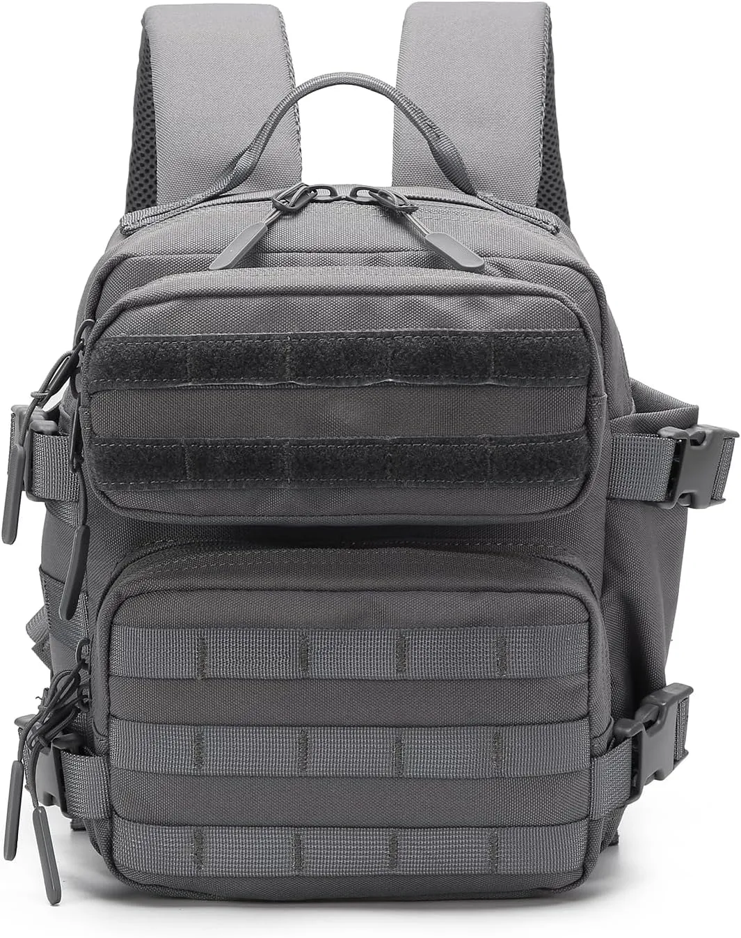 9L Mini Backpack for Men and Women, Small Backpack for Gym Hiking Travel Sports Running (Gray)