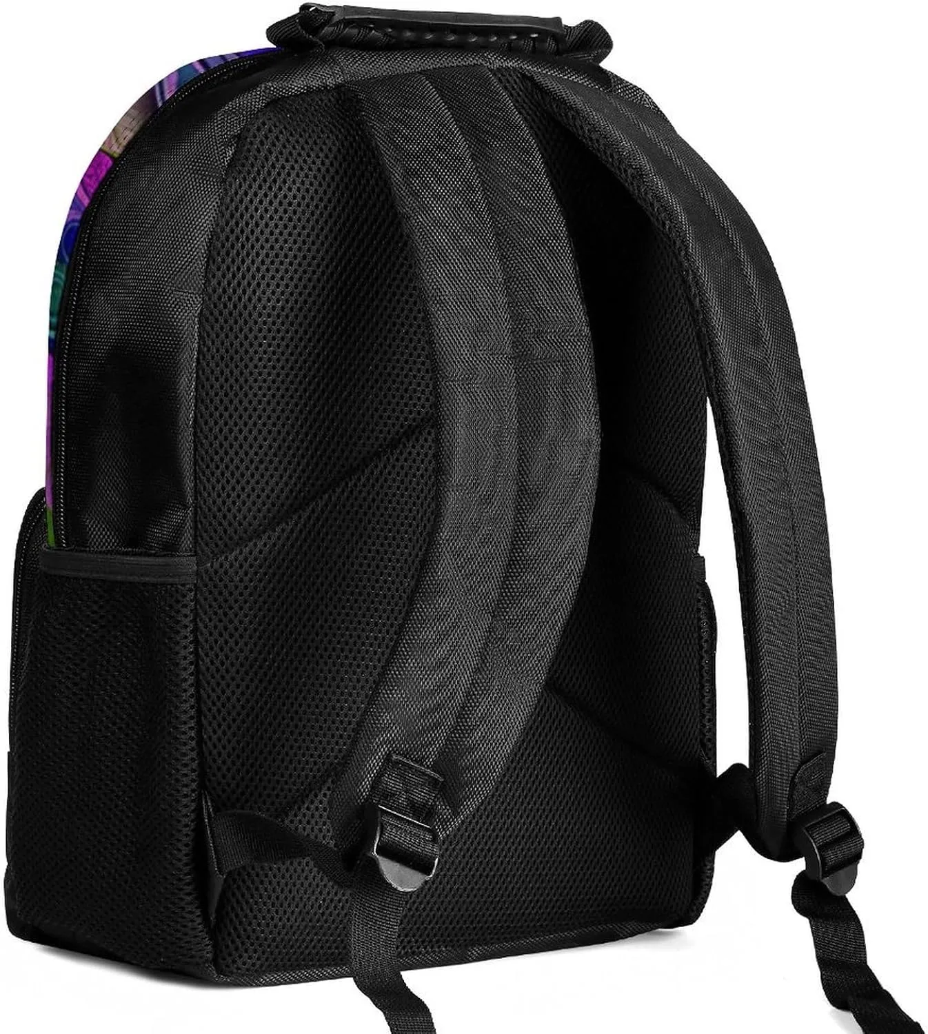 A Vibrant Dragonfly Colorful World Art Rucksacks Lightweight Multipurpose Anti-Theft Shoulder Bag Large Capacity Business Computer Bag With Smooth Zippers