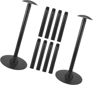 ACROPIX 2pcs Boat Cover Support Pole Adjustable Height from 12" to 54" 6-Stage Extension ABS Support Pole System for Boat Cover Car Parts