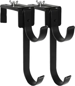 Adjustable Aluminum Pool Pole Hanger/Hook, for Pool Poles, use to Hang Pool Accessories on Pool Fence/Wall, is Rust Resistant