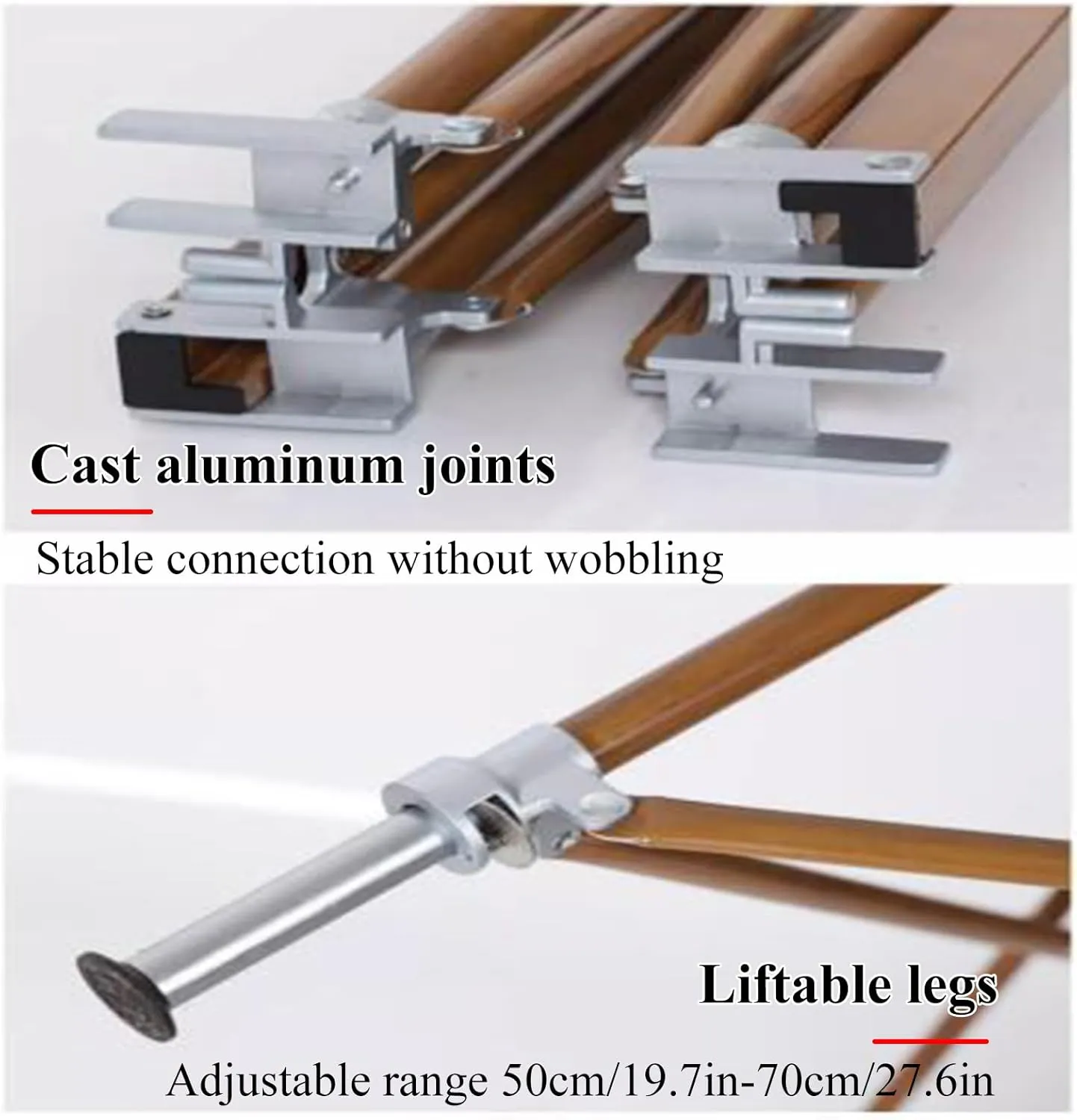 Adjustable Camping Table Aluminum Folding Camping Table Low Picnic Table Portable Compact e with Bag Great for Patio