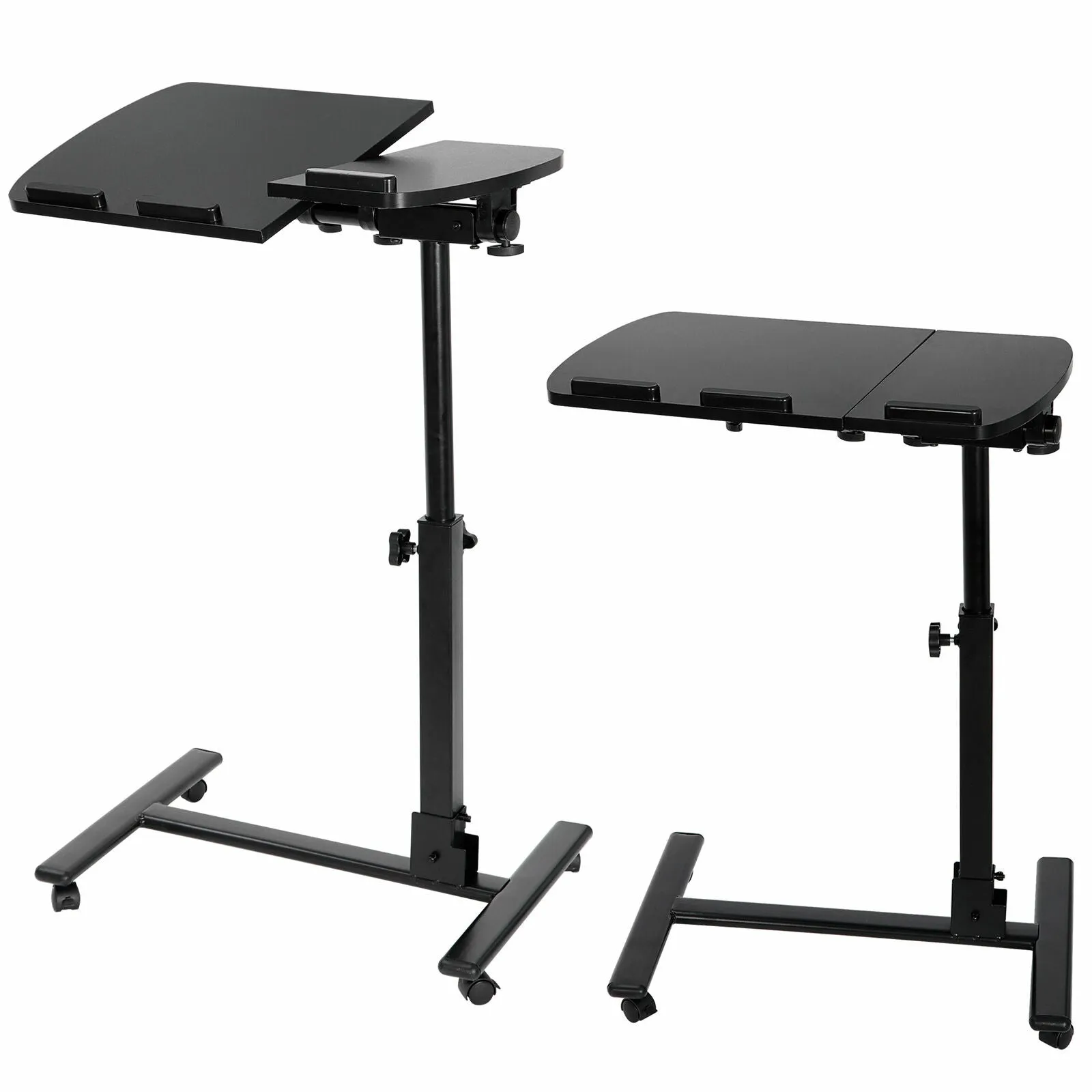 Adjustable Height Rolling Laptop Desk