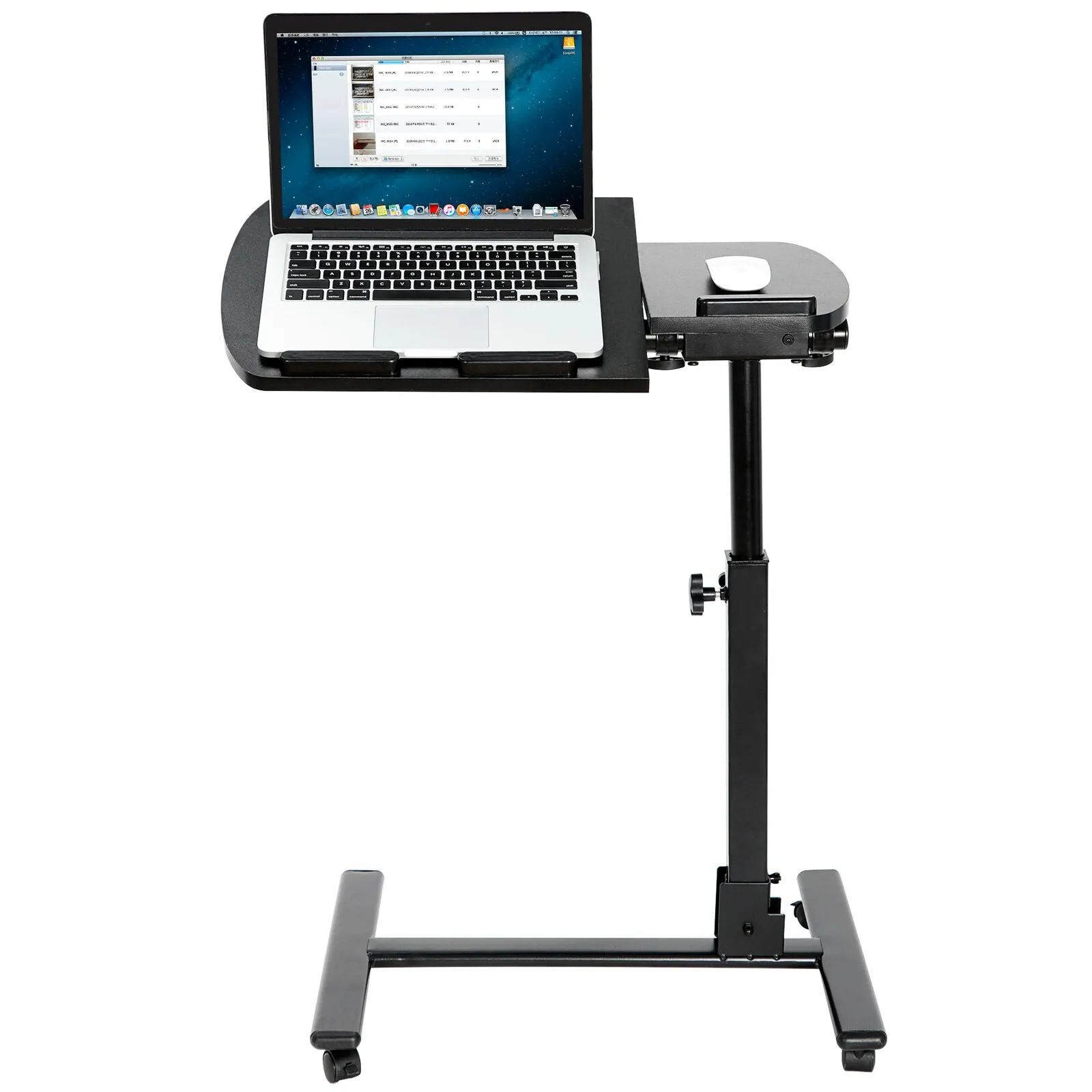 Adjustable Height Rolling Laptop Desk