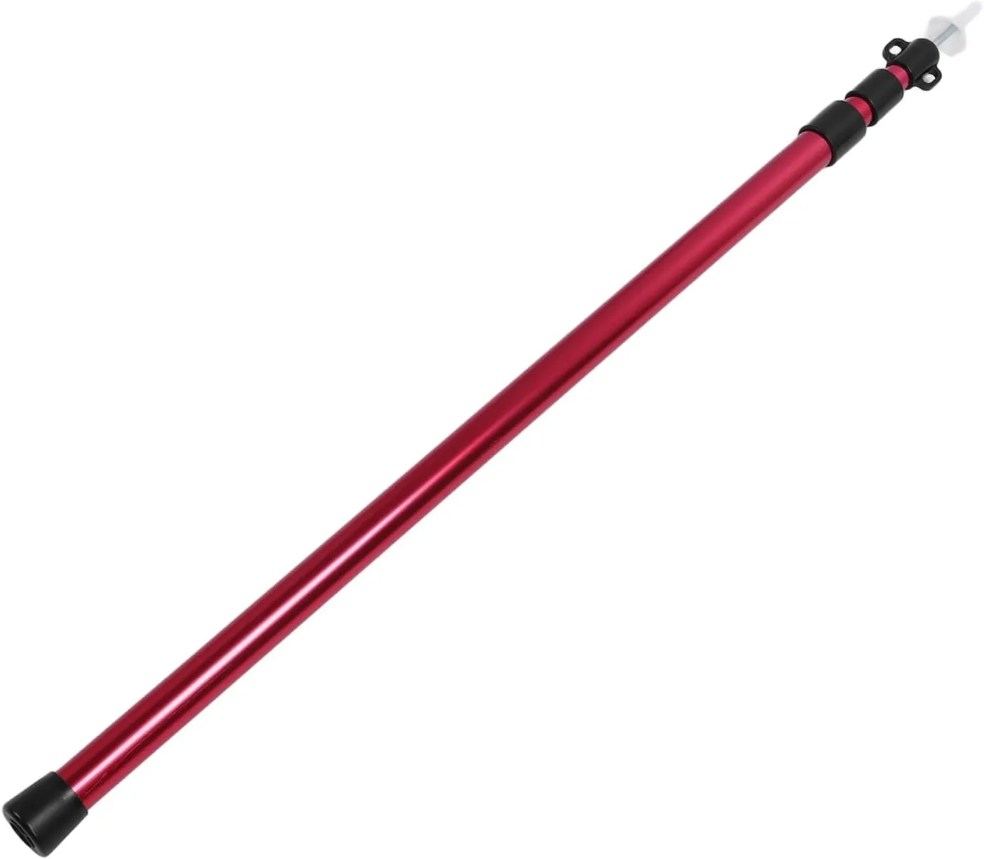 Adjustable Lightweight Canopy Pole, Portable Aluminium Alloy Telescoping Pole for Camping, Hiking, and Outdoor Activities (Red)
