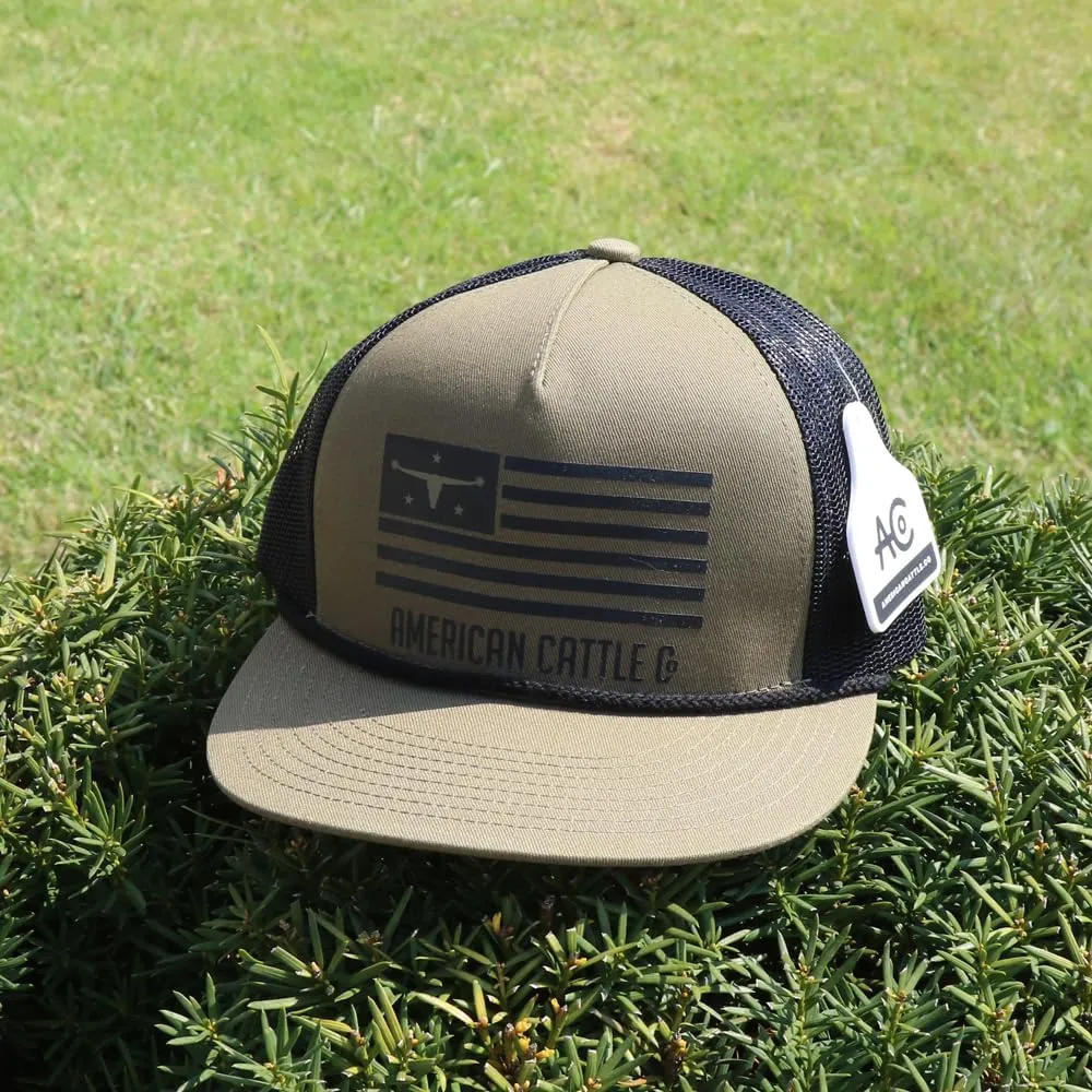 Adjustable Snapback Flag Hat