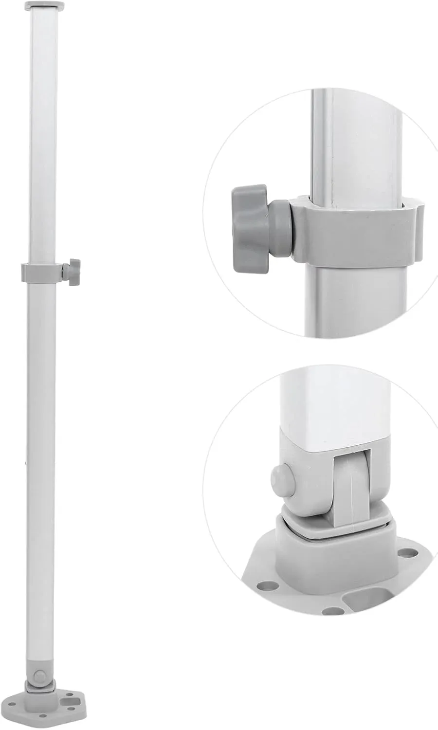 Adjustable Table Leg,510 760mm Height Adjustable Table Leg Lifting Telescopic Folding Support for RV Boat Yacht